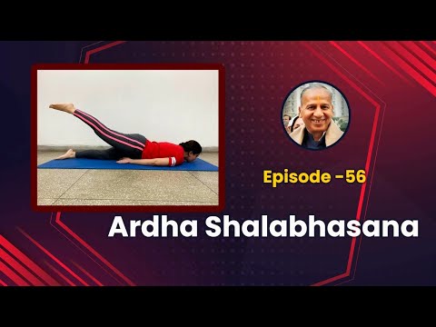 56 Ardha Shalabhasana