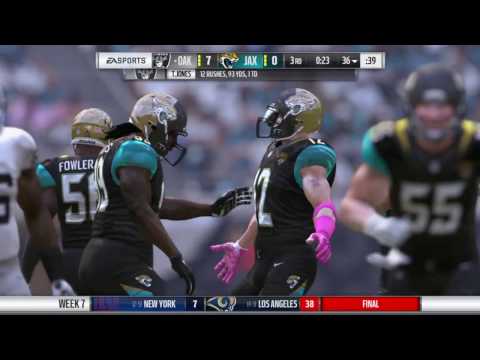 MADDEN 17 WR/SS CAREER MODE GAMEPLAY #6 -- GoGo Power Ranger With the BIG BOY DEFENSE