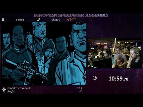 #ESA15Yellow - Grand Theft Auto III [ Any% ] Speedrun by eidgod