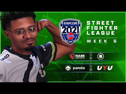 Street Fighter League Pro-US 2021 Week 5 - NASR vs. Bandits - Panda vs. UYU