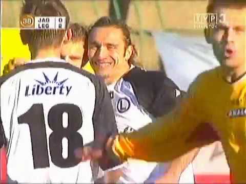 Jagiellonia - Legia 0:2 1/2 finału PP 2003/2004 - relacja