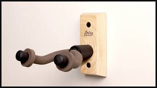 String Swing 3/4-4/4 Violin Hanger with Oak Mounting Base