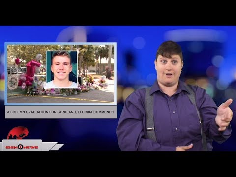 A solemn graduation for Parkland, Florida community (ASL - 6.3.18)