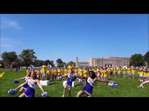 WIU Marching Leathernecks - Fight Song 9-5-2016