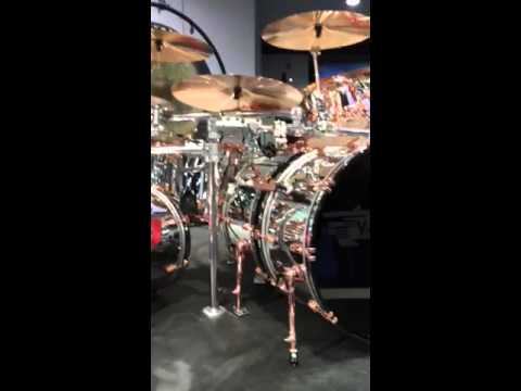 Alex Van Halen's drum kit 2016