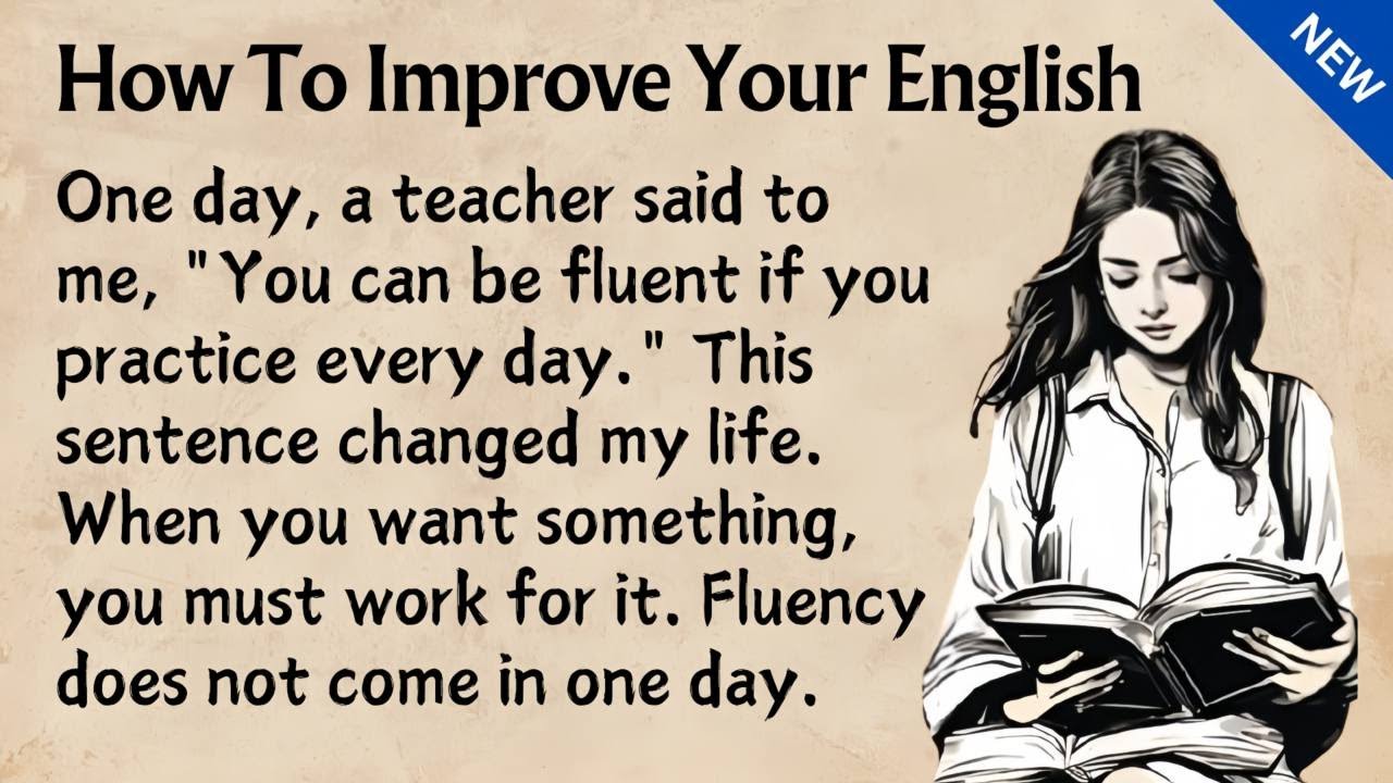 How To Improve Fluently In English | Listening and Speaking Skills | Level 1 | Graded Reader