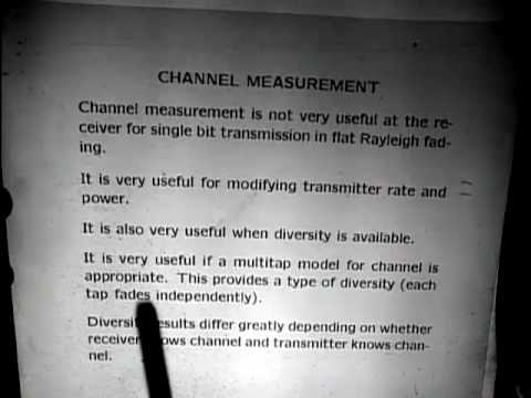 Rrayleigh Fading and Incoherent Channels