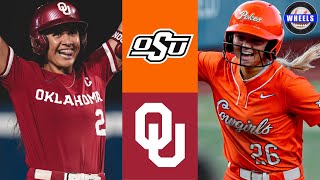 #18 Oklahoma State vs #2 Oklahoma | 2025 College Softball Highlights