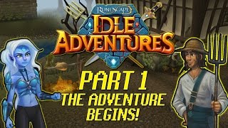 Runescape: Idle Adventures Walkthrough: Pt 1 - The Adventure Begins! - PC Gameplay Playthrough 60fps