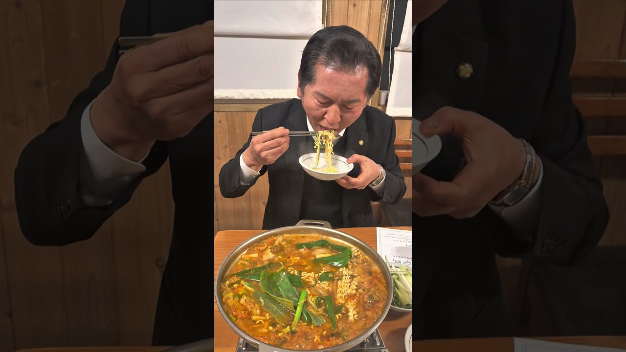 라면에 875원 추가해서 먹는 정청래 의원