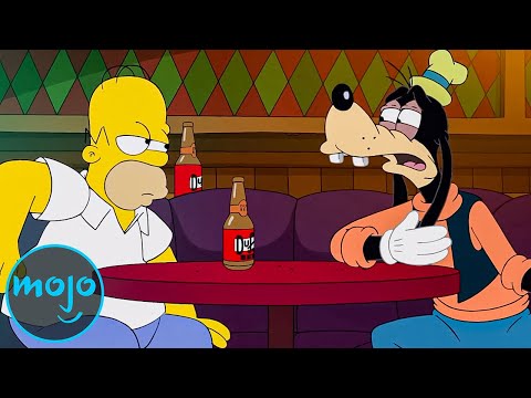 Top 20 Times The Simpsons Made Fun of Disney