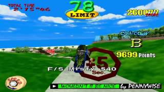 Top Skater Arcade Gameplay - 451,457 (Sega Model 2)