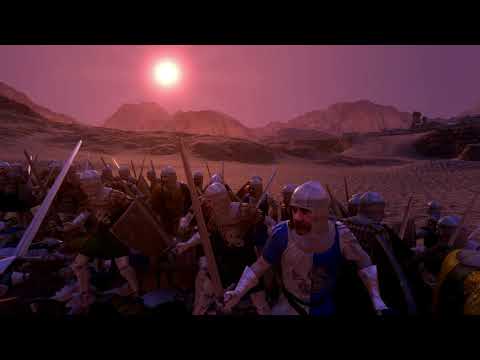 1000 Heavy Knight vs 1000 Footman in city of lost cruzades