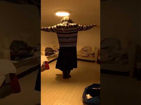 Serbian Dancing Lady in my basement 👀😰🏡 #adrenaline #halloween #scary