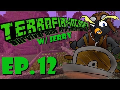 TerraFirmaCraft Introduction w/ Jerry - Episode 12 - Leatherworking (and Piglets!)