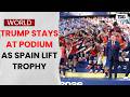 WATCH Trump Lingers At Podium As Spain Lift World Cup Trophy FIFA WC 2026