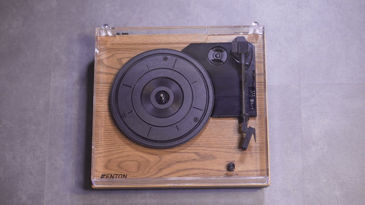 Fenton RP112L platenspeler met Bluetooth en ingebouwde speakers