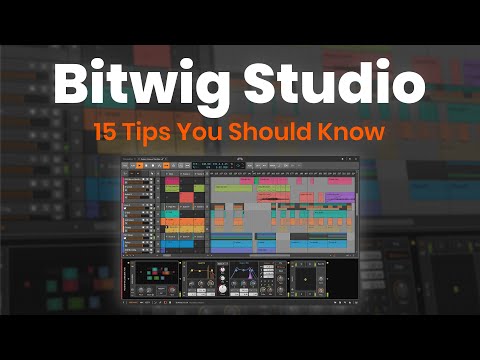 Bitwig Studio | 15 SWEET Tips Beginners Should Know 🎶
