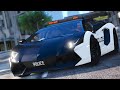 Police Lamborghini Aventador для GTA 5 видео 1