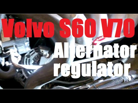 Volvo S60 V70 non turbo - Alternator regulator replacement 2001-2009