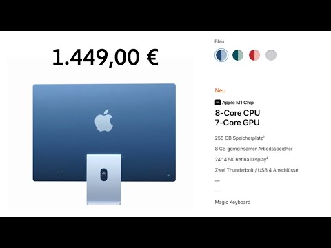 Deshalb solltest du das günstigste iMac Modell kaufen! | 24" M1 iMac 2021