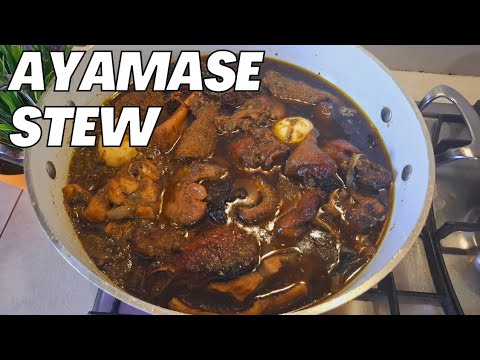 “How to Cook Ayamase Stew (Ofada/Designer Stew) | Authentic Nigerian Local Stew Recipe
