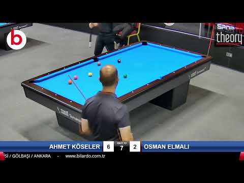 AHMET KÖSELER & OSMAN ELMALI Bilardo Maçı - 