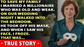 When the old man I had to marry for money took off his mask, I understood everything.