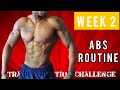 ONE DUMBBELL SIX PACK ABS WORKOUT at Home - 4 WEEK TRANSFORMATION CHALLENGE - WEEK 2 -GET RIPPED ABS