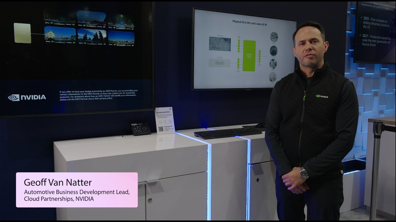 NVIDIA: Accelerating Autonomous Vehicle Development using AWS | AWS Events