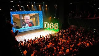 D66 und GroenLinks jubeln in ihren Parteizentralen am niederländischen Wahlabend