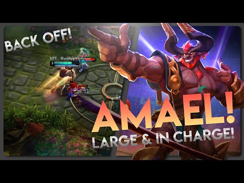 NEW HERO AMAEL IS CRAZY FUN😲!! Vainglory 3v3 - Amael |Captain| Gameplay