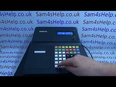 Factory Reset Sam4S ER-260BEJ / ER-260EJ / ER-260 / ER260 Cash Register