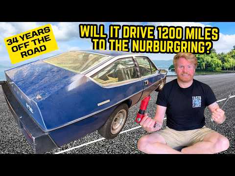 Can I Make My ABANDONED 1978 Lotus Eclat SURVIVE A 1200 Mile Road Trip To The NURBURGRING?!