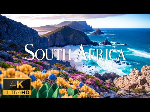 FLYING OVER SOUTH AFRICA (4K Video UHD) - Calming Music With Beautiful Nature Film For Relaxation