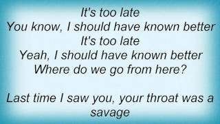 15776 Nuno Bettencourt - Too Late Lyrics