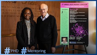 Stand by Me: Ph.D. Mentoring | Ph.D. Graduate Yacoba V.T. Minnow '23 and Mentor Vern Schramm, Ph.D.