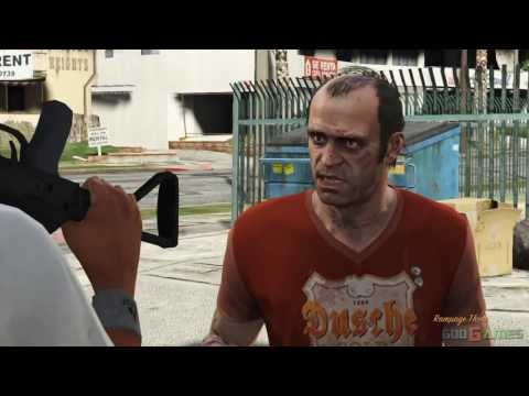 GTA V PS3 Gameplay / Walkthrough / Playthrough / 1080P Part 45 - Rampage Three