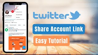 How to Share Twitter Account Link !