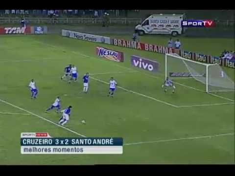 Cruzeiro 3x2 Santo André - 32ª rodada do Brasileirão 2009