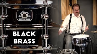 Video thumbnail for Ludwig Universal 6.5x14" Snare Drum - Black Brass by Steve Maxwell Drums