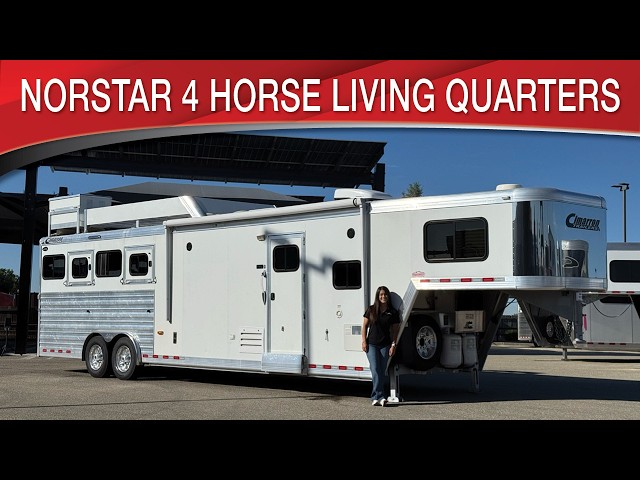 Preview image of Cimarron Norstar 4 Horse Living Quarters youtube video