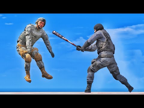 GTA 5 Ragdolls Compilation | Insane Baseball Bat Knockbacks | Episode 2 (Euphoria Physics)