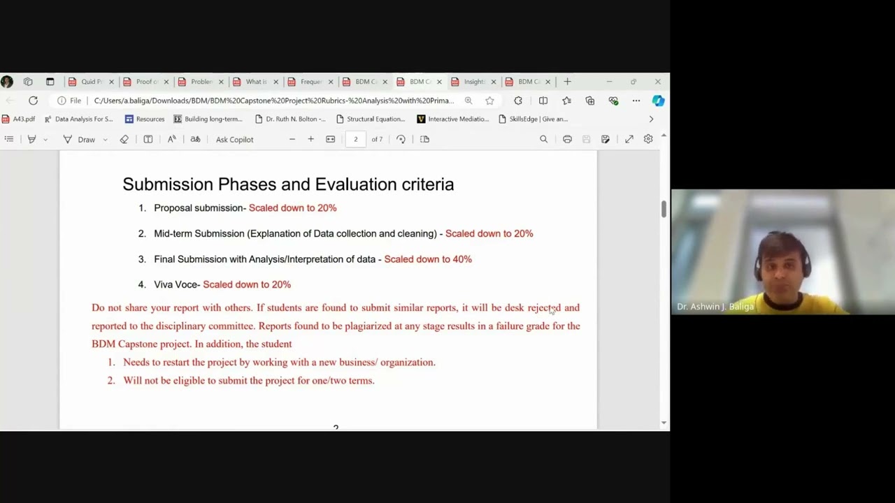 IIT Madras BS Degree BDM Project Orientation Sessions