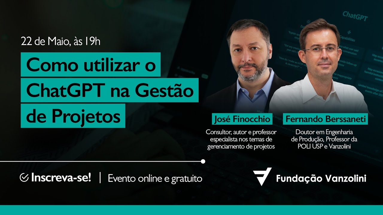 Como utilizar o ChatGPT na Gestão de Projetos? | Webinar