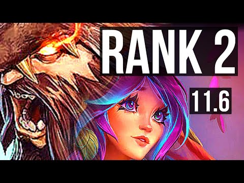 UDYR vs LILLIA (JUNGLE) | Rank 2, Rank 2 Udyr, 4/0/2 | KR Challenger | v11.6