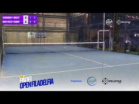 EN VIVO | TORNEO PADEL OPEN FILADELFIA DIA 1 | 05/09/2026