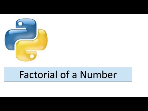 Python Tutorial 2: Program to find the Factorial of a number using Iterative | Recursive method