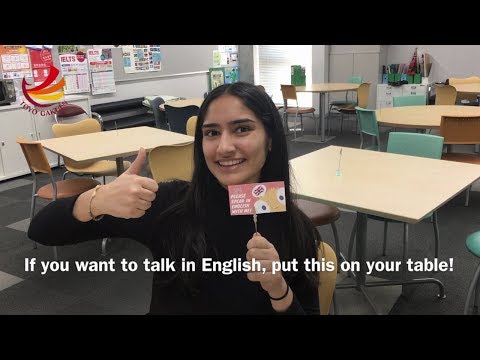"Welcome to the English Lounge!"