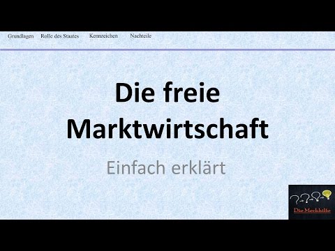 The free market economy (old version)